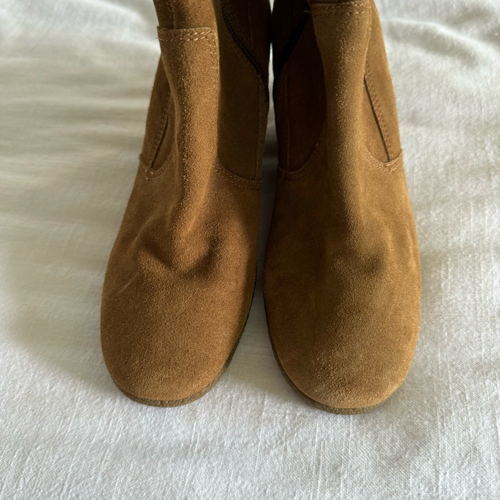 Colin Stuart brown suede wedge boots - Picture 6 of 9